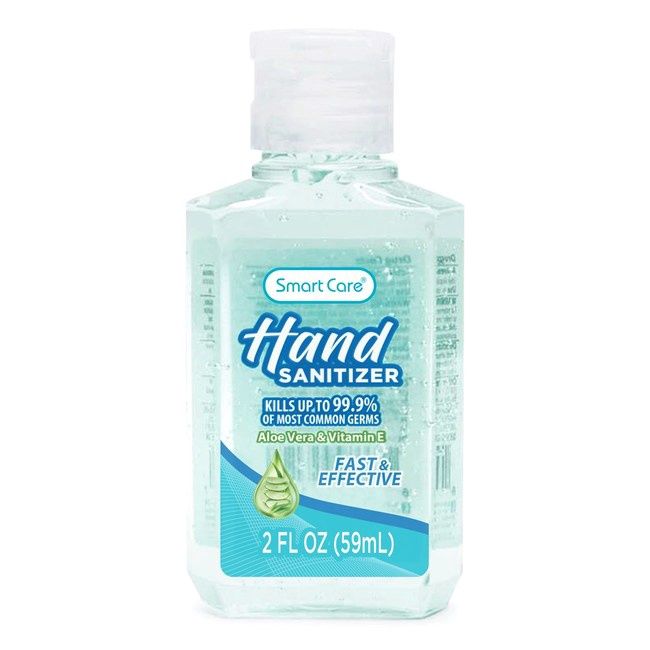 Smart Care Hand Sanitizer Kills Up To 99.99% 2fl Aloe Vera &amp; vitamin E