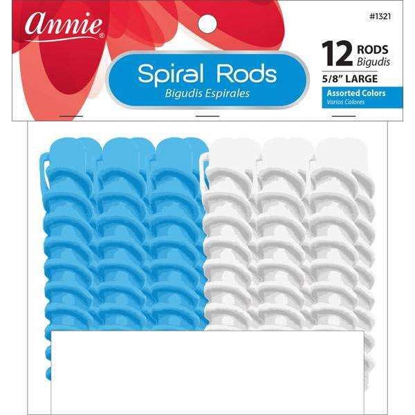 Annie spiral rods 12 rods. Assorted colors #1321
