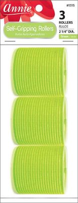 Annie self-Gripping Rollers 3pcs GREEN #1315