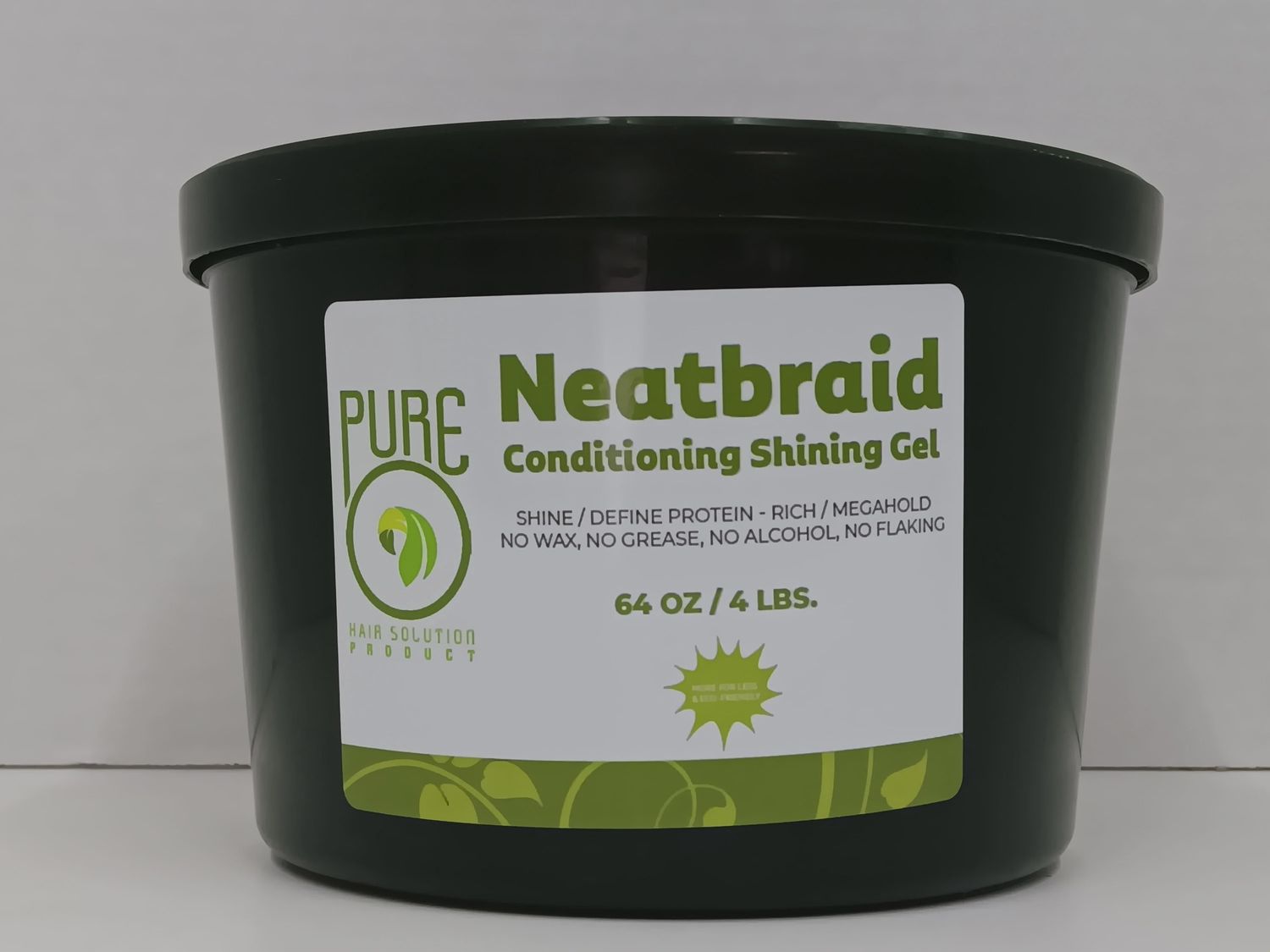 Neat braid conditioning shining Gel 64oz