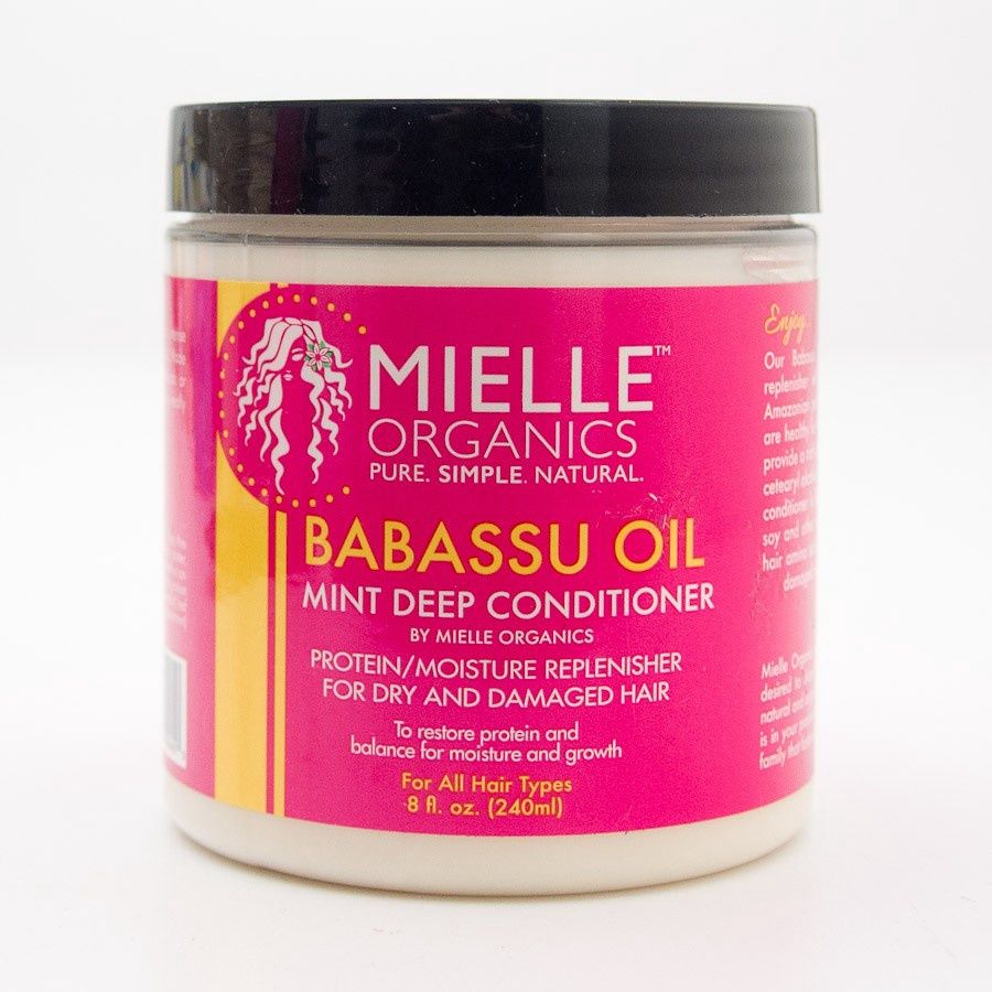 MIELLE ORGANICS Babassu and Mint Deep Conditioner (8oz)