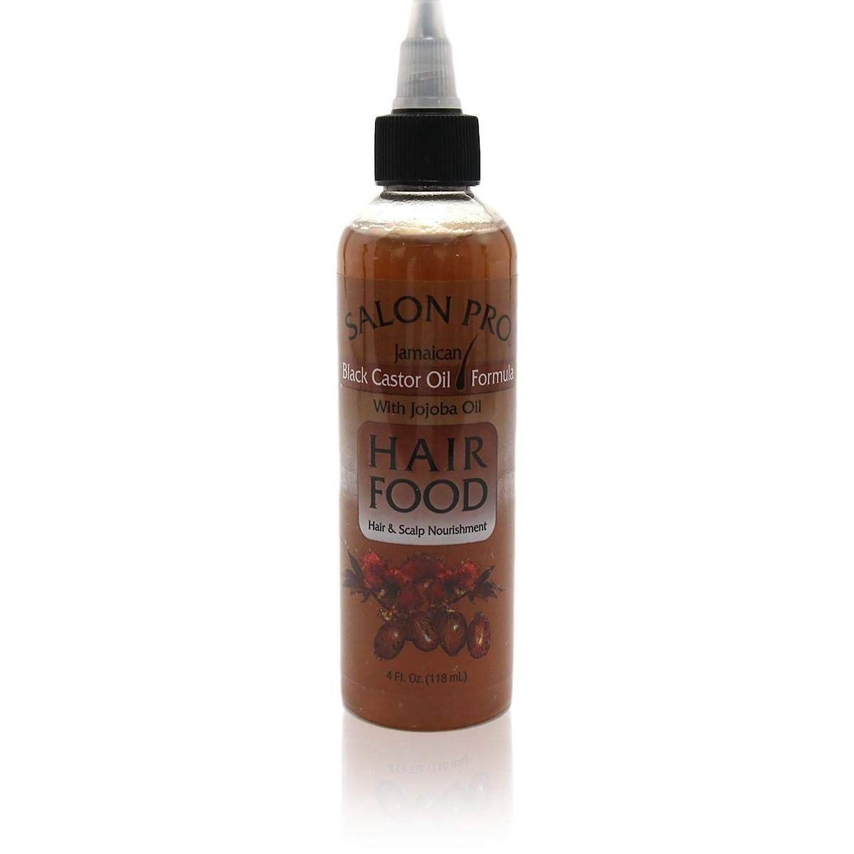 salon pro HAIR FOOD jamican black castor oil formula with jojoda oil 4fl ozfl
