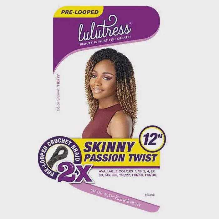 SB 2X Skinny Passion Twist 12&quot; (Lulutress)(Loop)-2