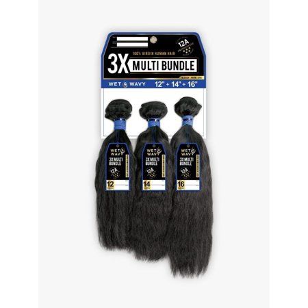 HH Wet and Wavy Deep 18,20,22-12A Virgin Hair (BandN)-Natural Blk