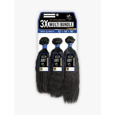 HH Wet and Wavy Deep 18,20,22-12A Virgin Hair (BandN)-Natural Blk