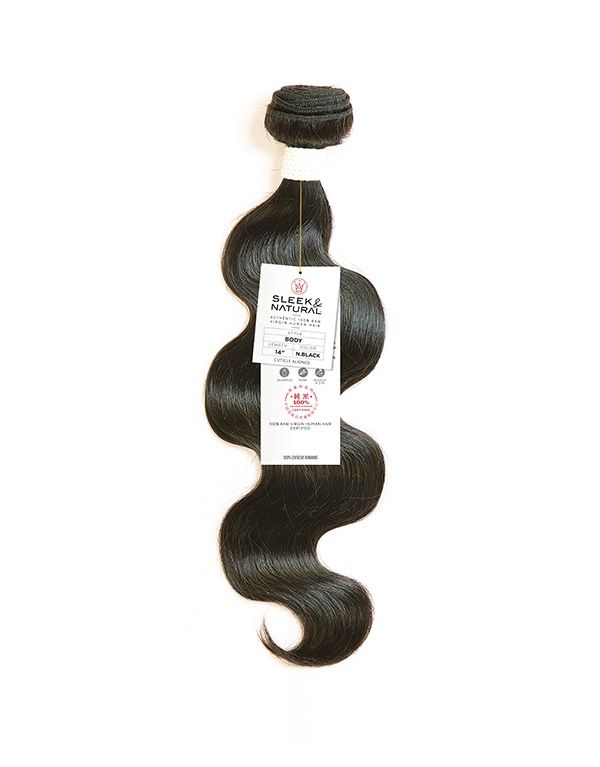 11A Sleek and Natural Body Wave Natural BLACK 12&quot;
