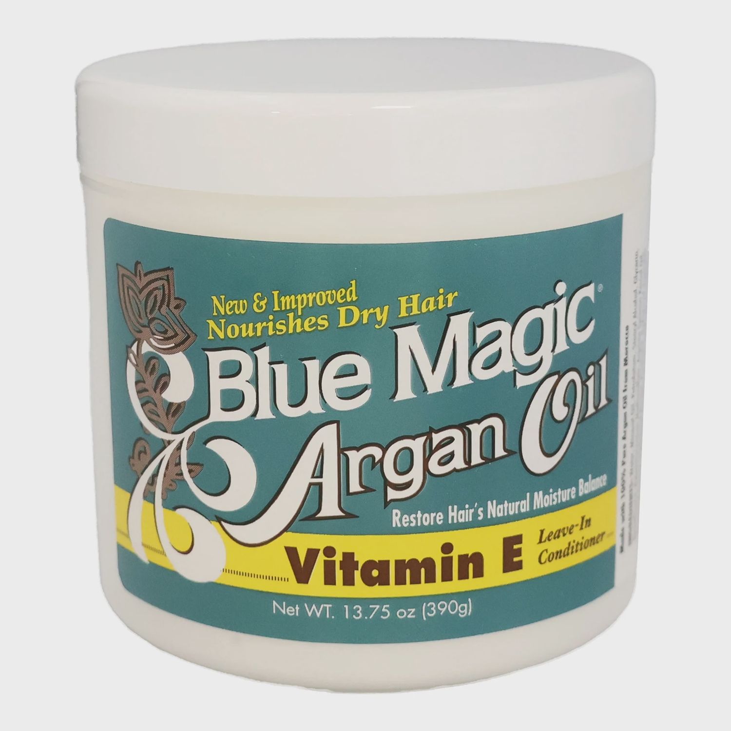 BLUE MAGIC ARGAN OIL VITAMIN E 13.75oz