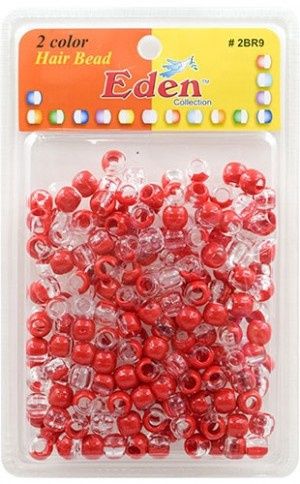 2 Color Bead Item # 2BR9-C/RED