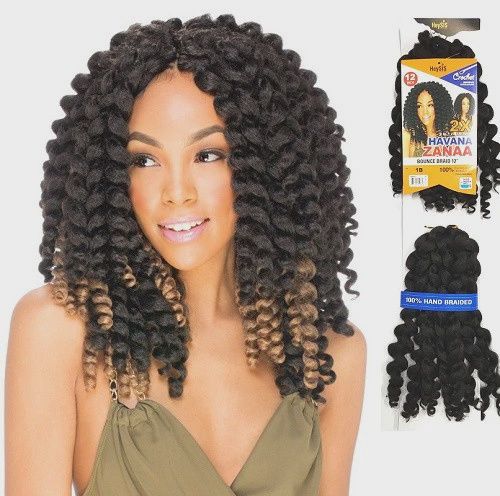 2 X  Havana Zanaa Crochet 12&quot; Bounce Braid 4