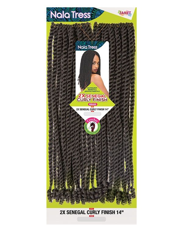 2X Senegal Curly Finish 14&quot; 1