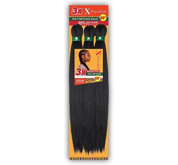 3X  X pression braid 50&quot; 1B