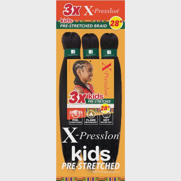 3X X-pression Pre-Stretched Braids 28&quot; 2