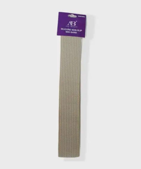 AB sili cone velcro wig Band black