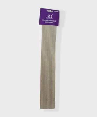 AB sili cone velcro wig Band black