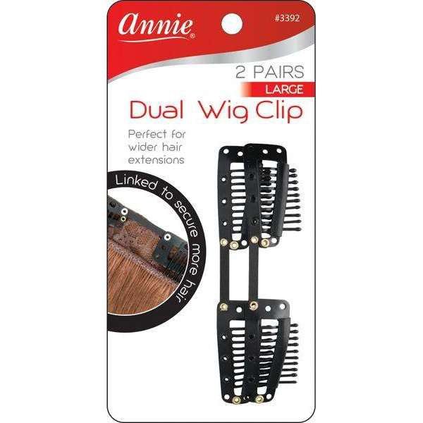 Annie 2 Pairs Dual Wig Clip (Large)