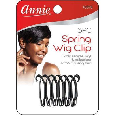 Annie 6pc Spring Wig Clip