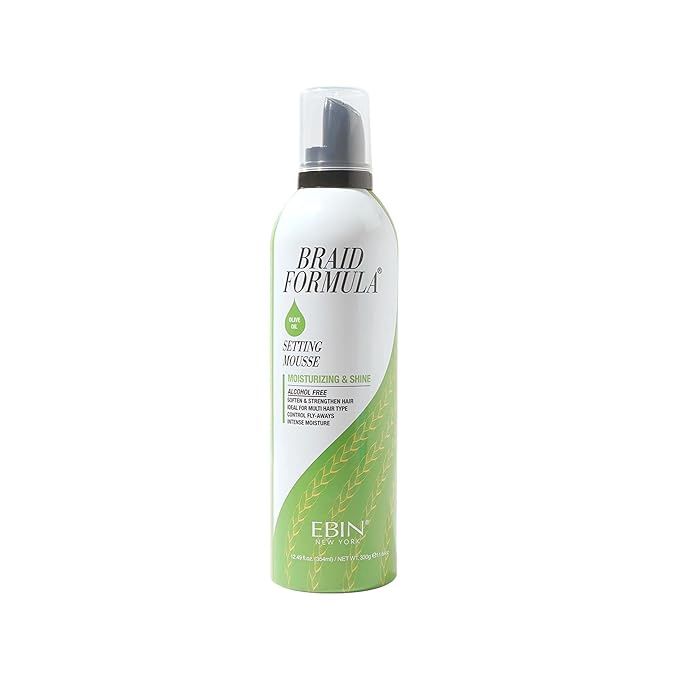 Braid formula setting mousse 12.49oz green