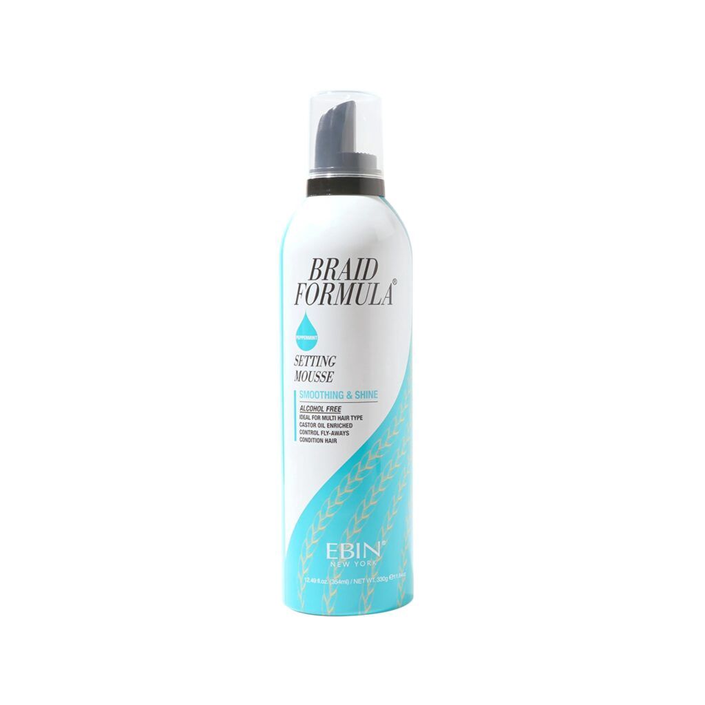 Ebin Braid formula mousse 12.49oz blue