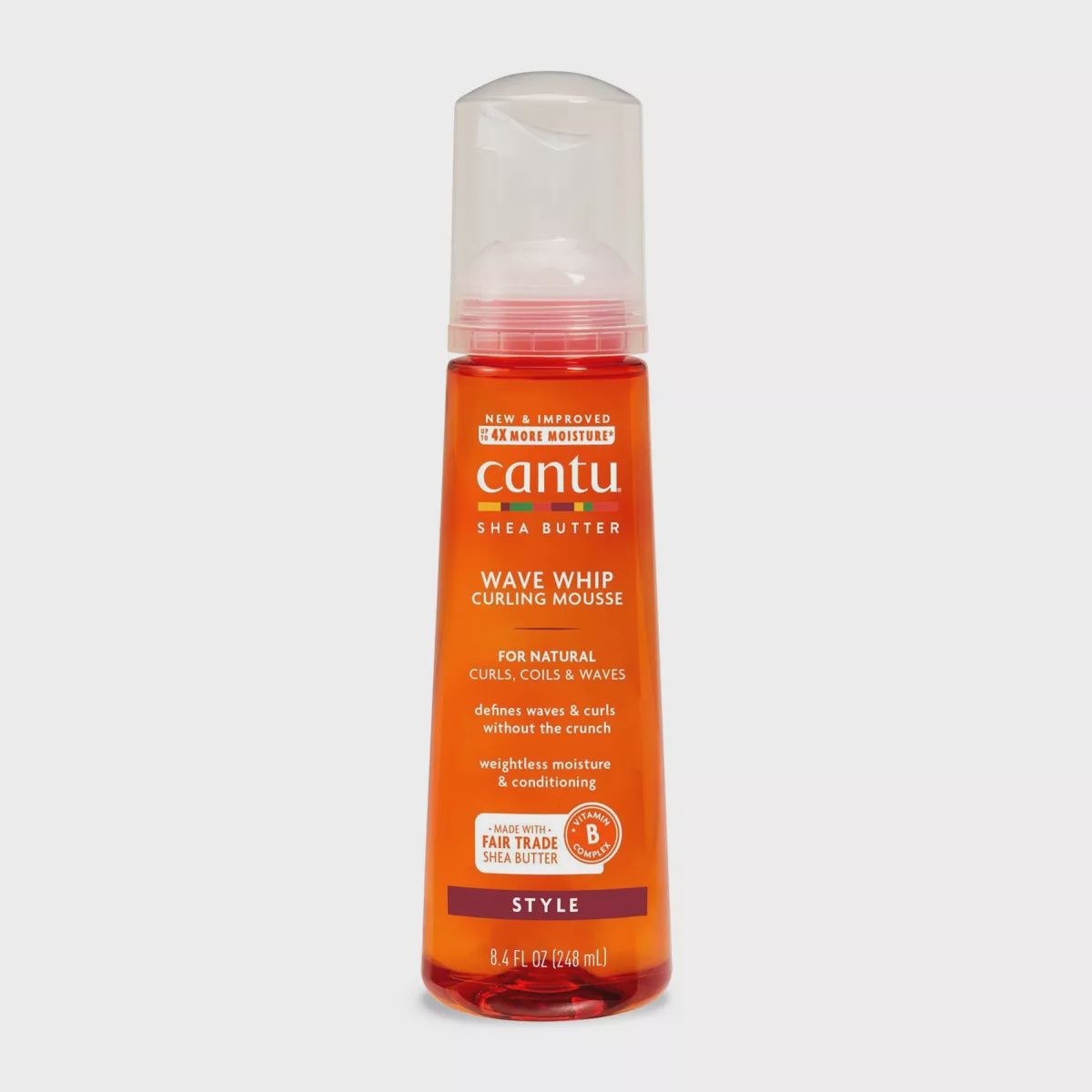 Cantu Shea Butter Natural Wave Whip Curling Mousse (8.4oz)