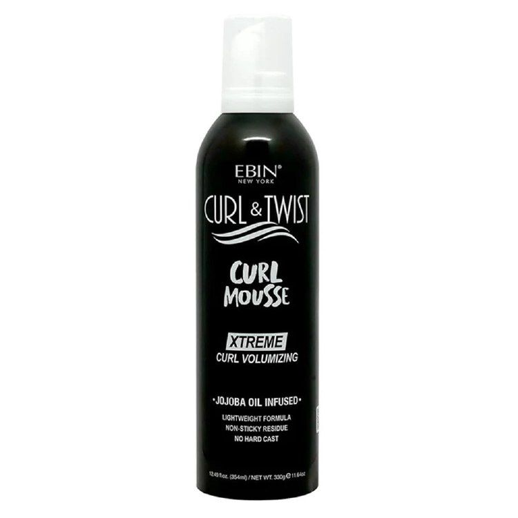 EBIN CURL &amp; TWIST MOUSSE 12.40oz black