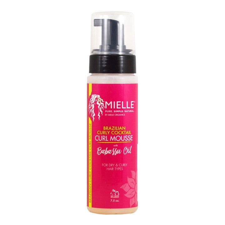 MIELLE ORGANICS Brazilian Curly Cocktail Curl Mousse (7.5oz)