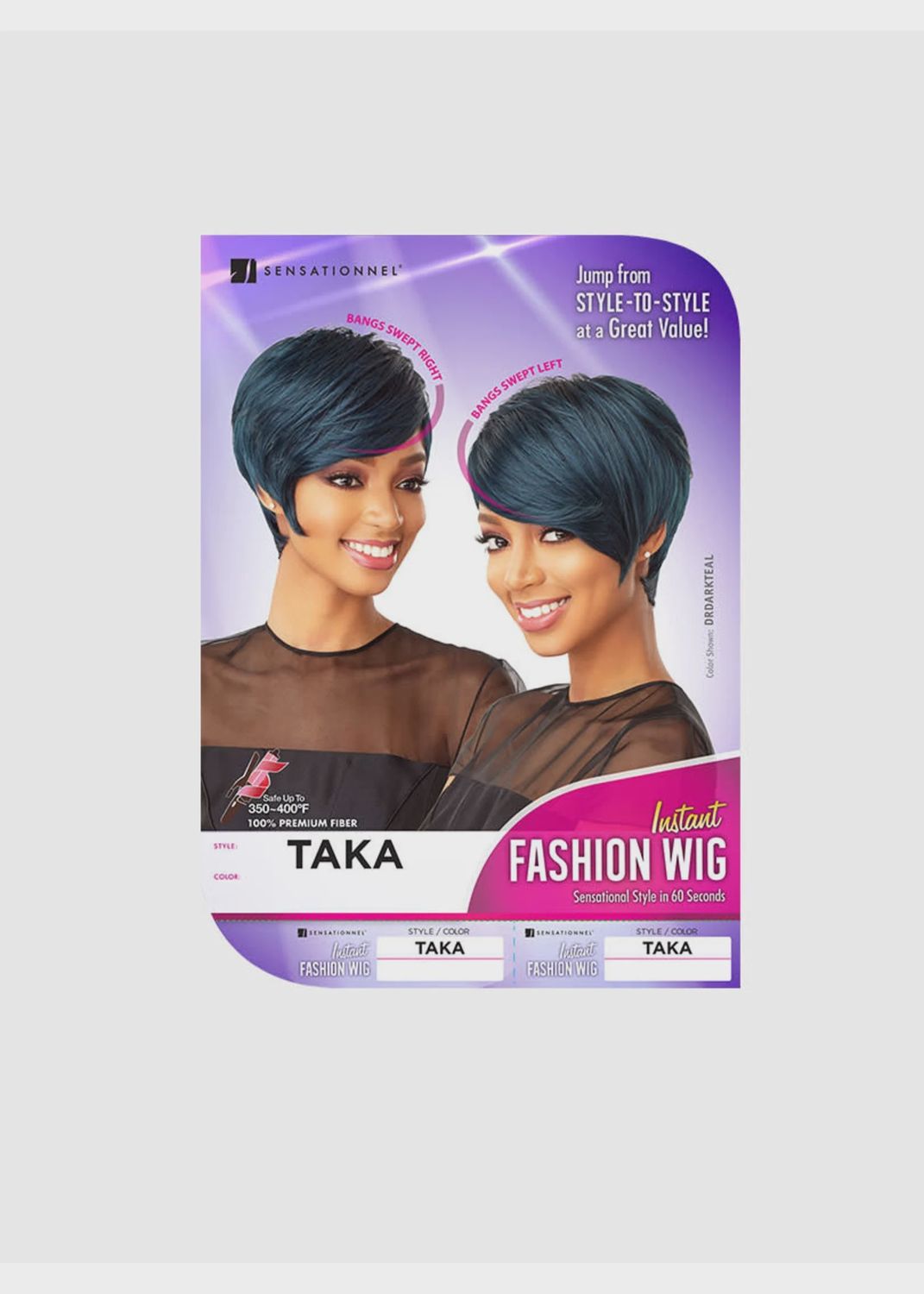 Instant Fashion Wig-Taka-DRDARKTEAL