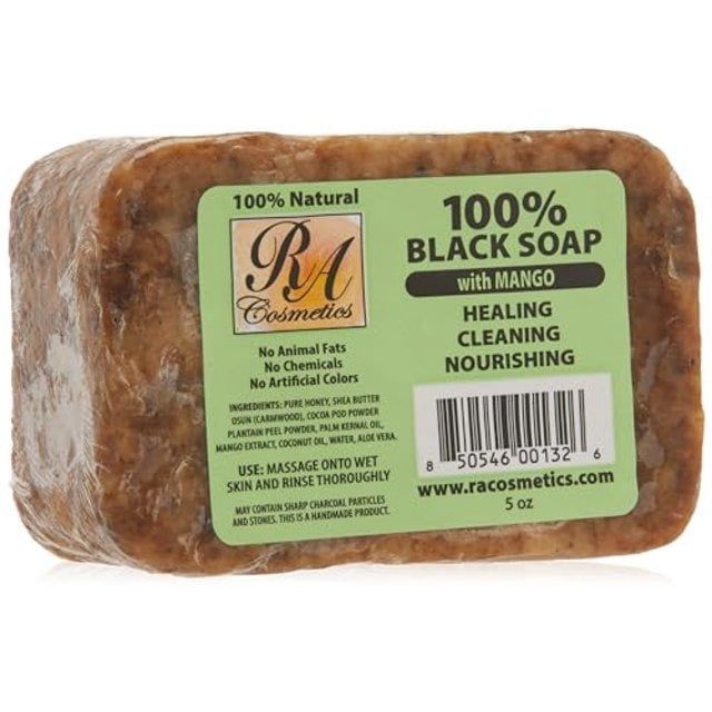 African Black Soap 100% with MANGO