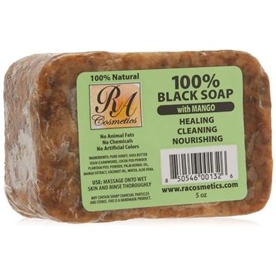 African Black Soap 100% with MANGO
