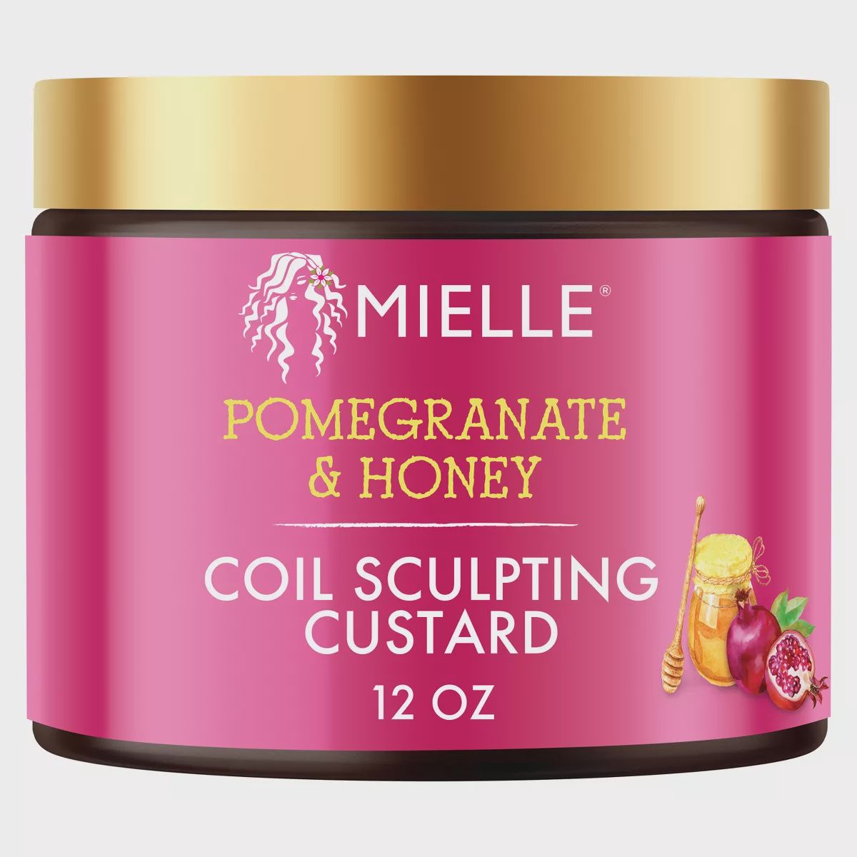 MIELLE ORGANICS Pomegranate and Honey Coil Sculpting Custard (12oz)