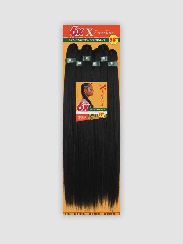 6X X-pression Pre-Stretched Braids 58&quot; 1