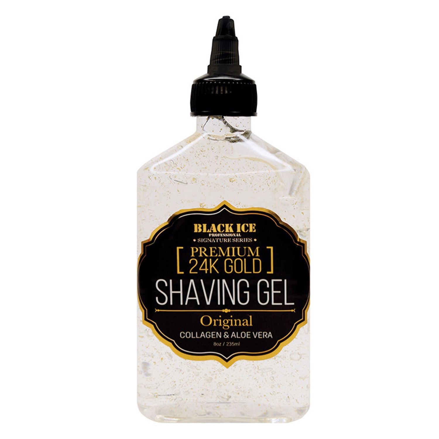 Black ice  beard wash 24k  gold  shaving gel