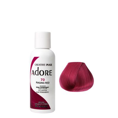 ADORE Semi Permanent Hair C olor (4oz) - Group 2 070 Raging Red