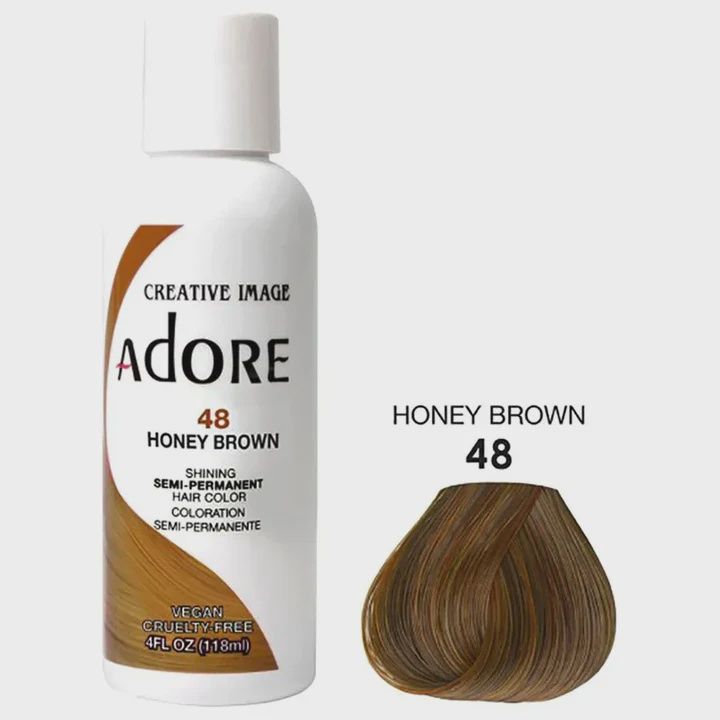 ADORE Semi Permanent Hair Color (4oz) - Group 1 048 Honey Brown