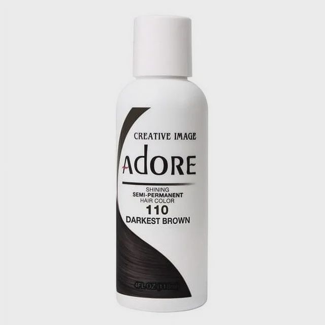 ADORE Semi Permanent Hair Color (4oz) - Group 3 110 Darkest Brown