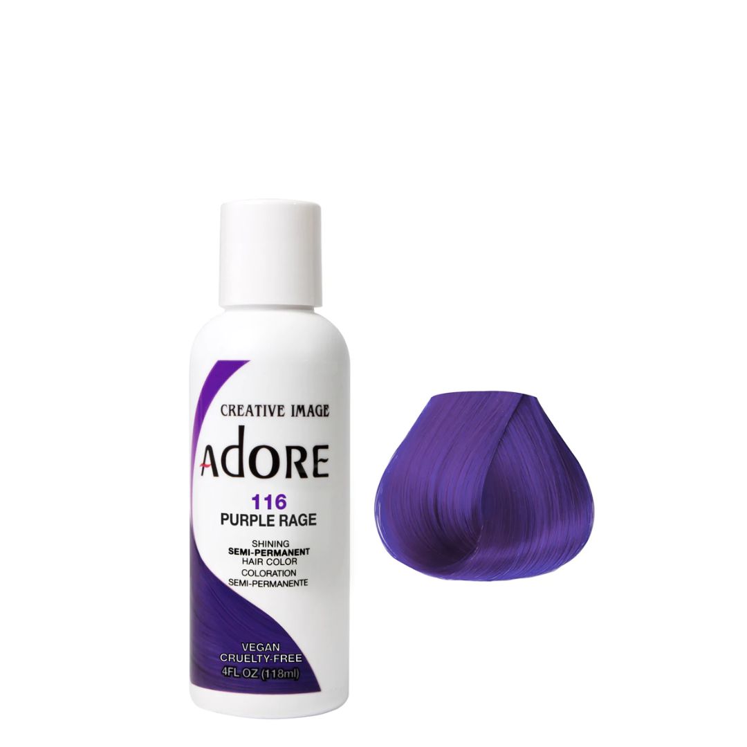 ADORE Semi Permanent Hair Color (4oz) - Group 3 116 Purple Rage