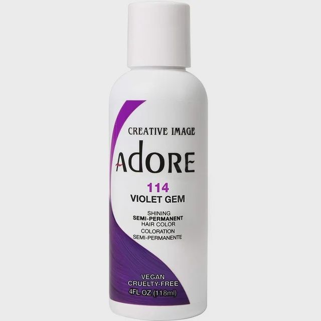 ADORE Semi Permanent Hair Color (4oz) - Group 3 114 Violet Gem