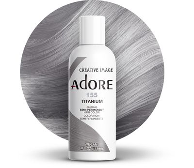 ADORE Semi Permanent Hair Color (4oz) - Group 4 155 Titanium