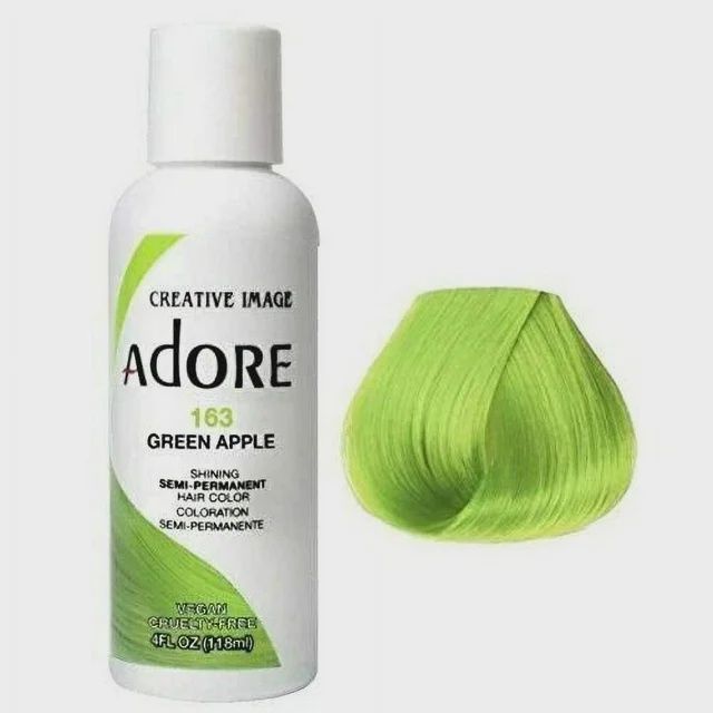 ADORE Semi Permanent Hair Color (4oz) - Group 4 163 Green Apple