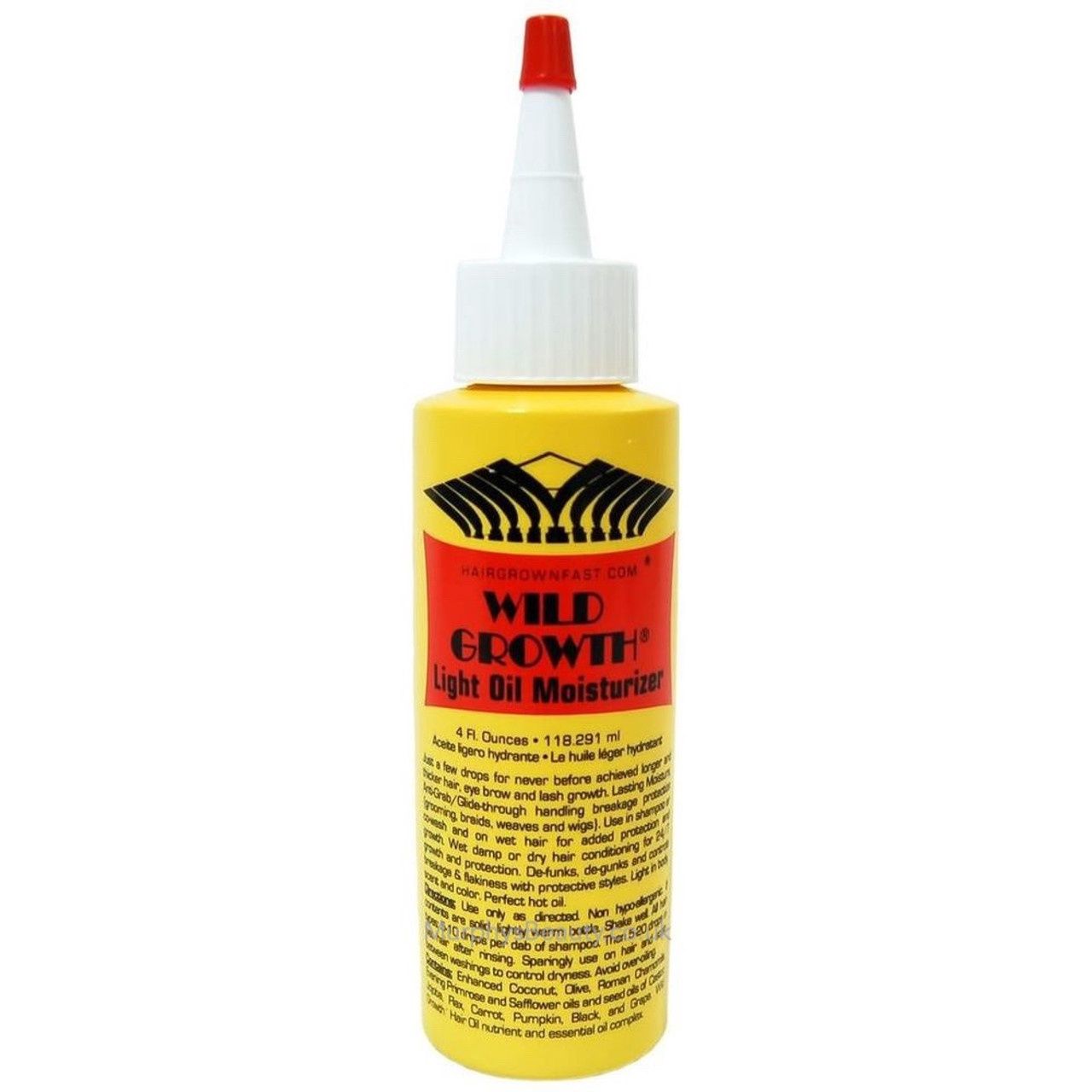 Wild Growth Light Oil Moisturizer 4floz