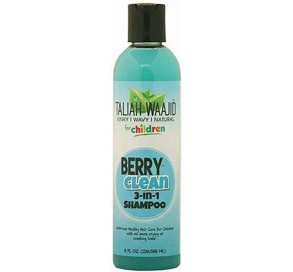 Taliah Waajid Children Kinky Wavy Natural Berry Clean 3 in 1 Shampoo (8oz)