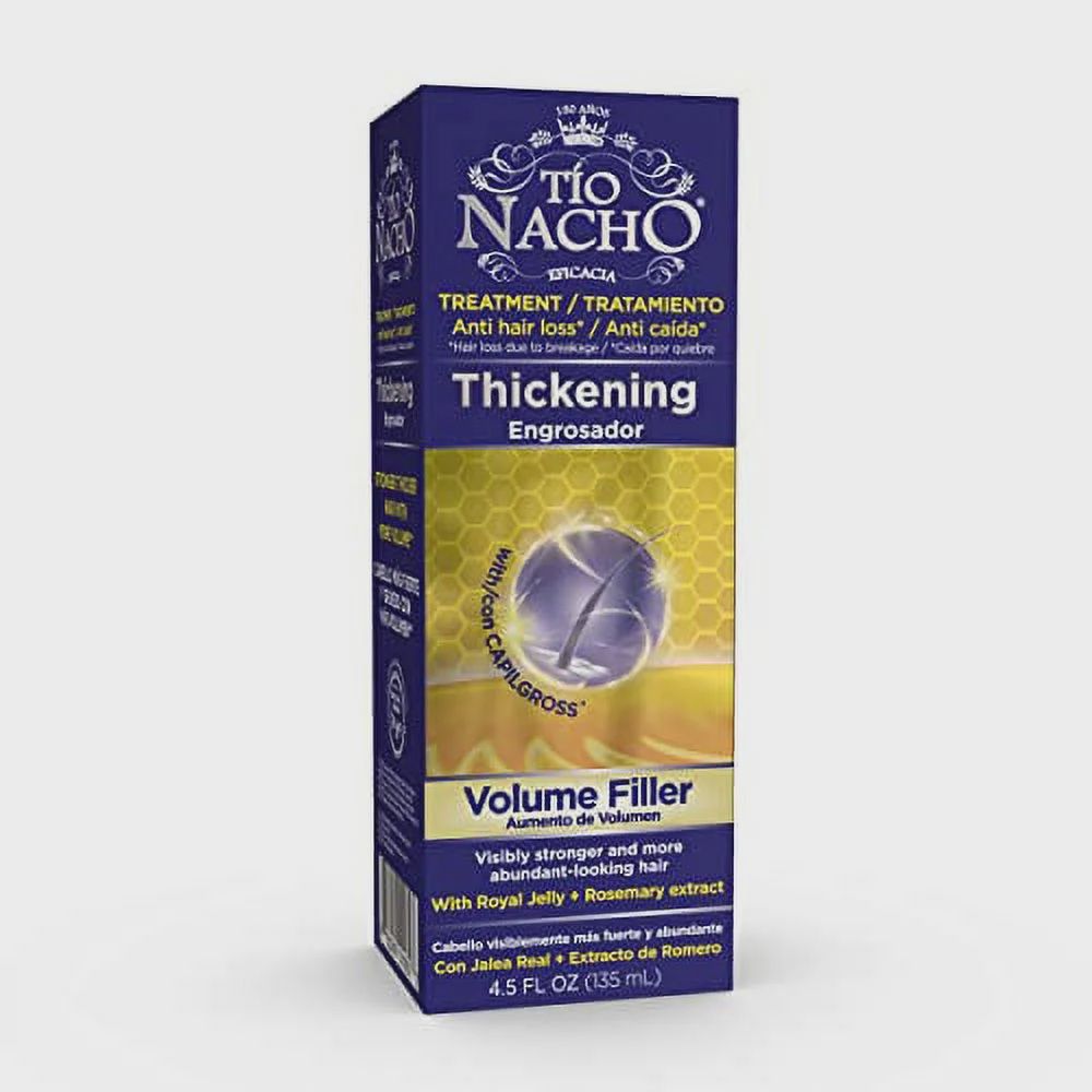 Tio Nacho Thickening Volume Filler Treatment with Royal Jelly, Ounces 4.5fl