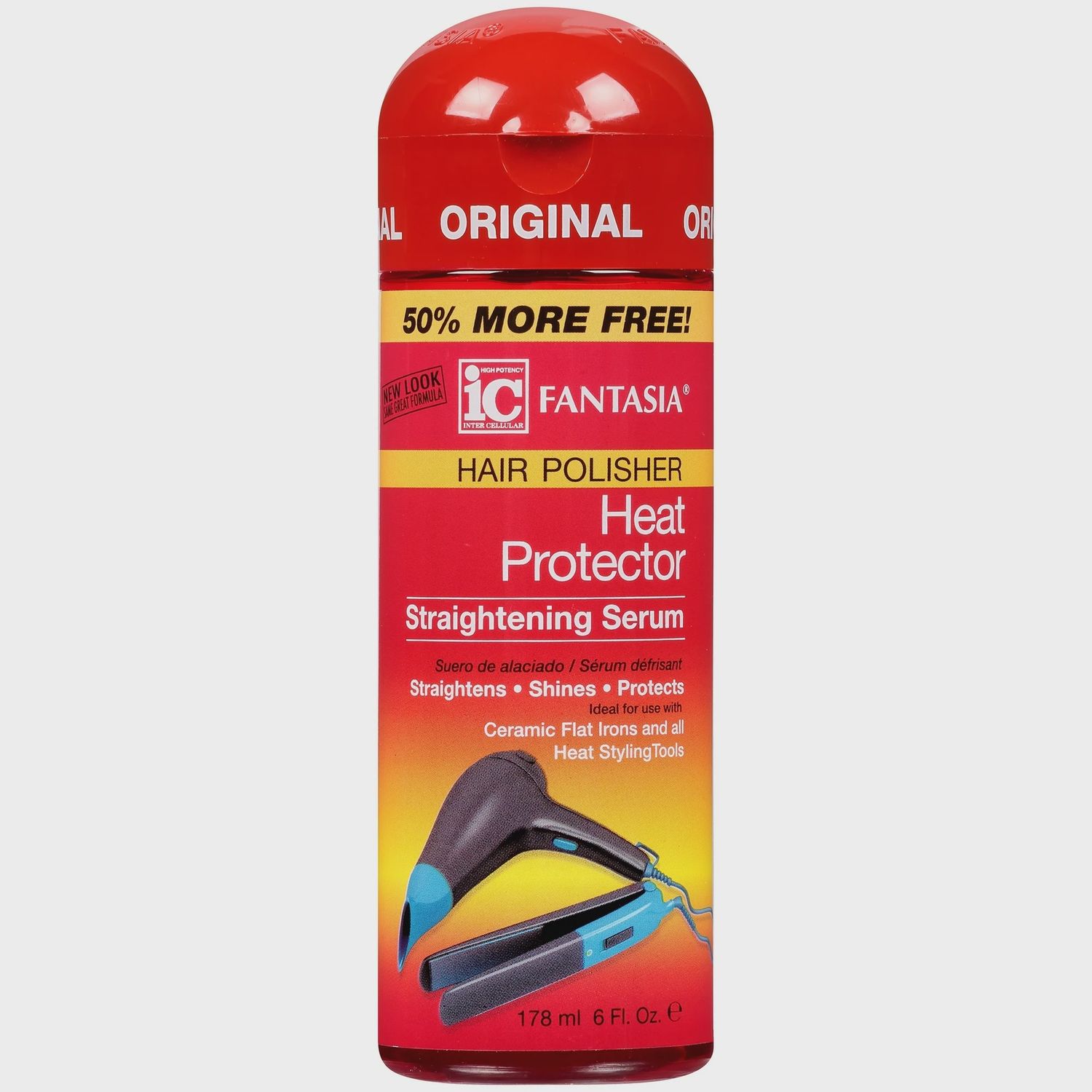 Fantasia IC heat protector straightening serum