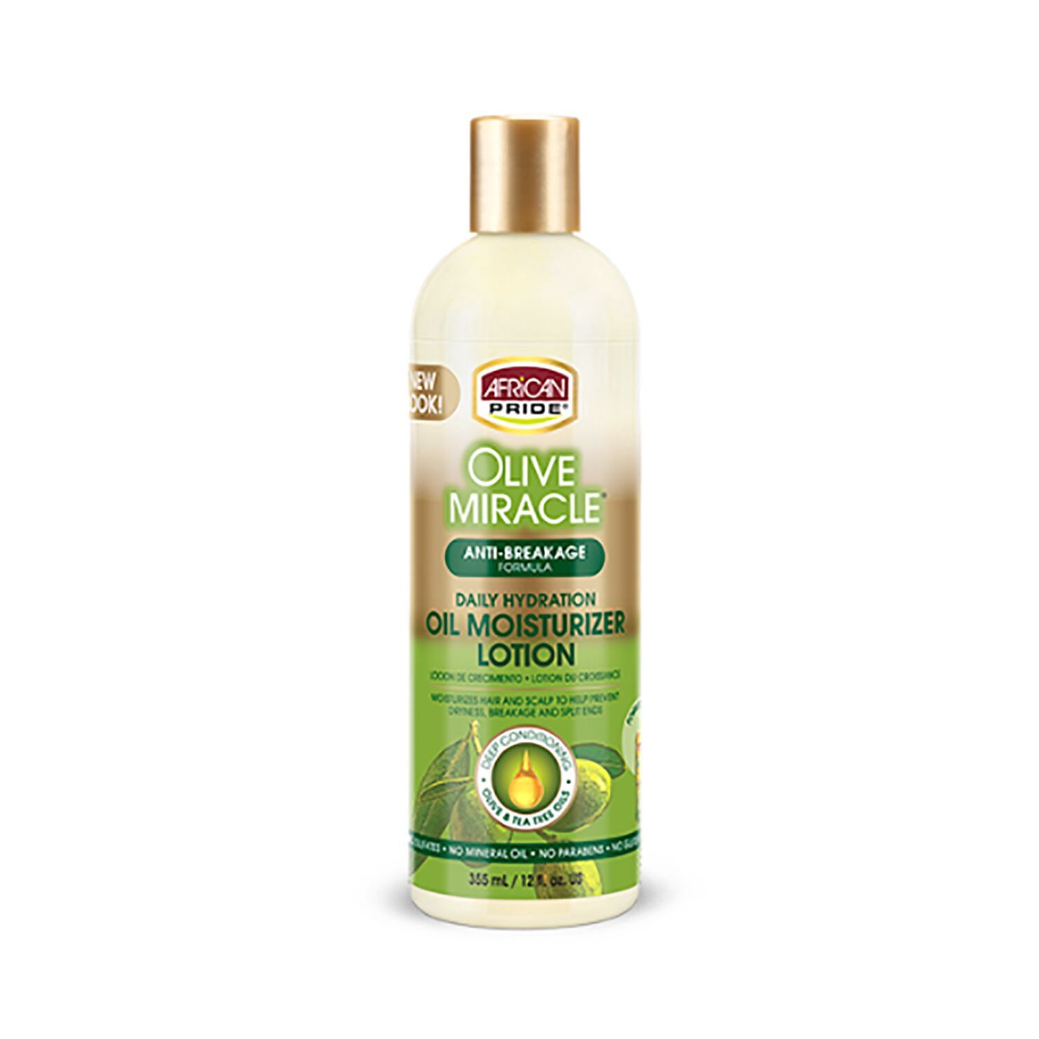 African pride  Moisture  Daily hydration  oil moistureizer 12fl oz lotion