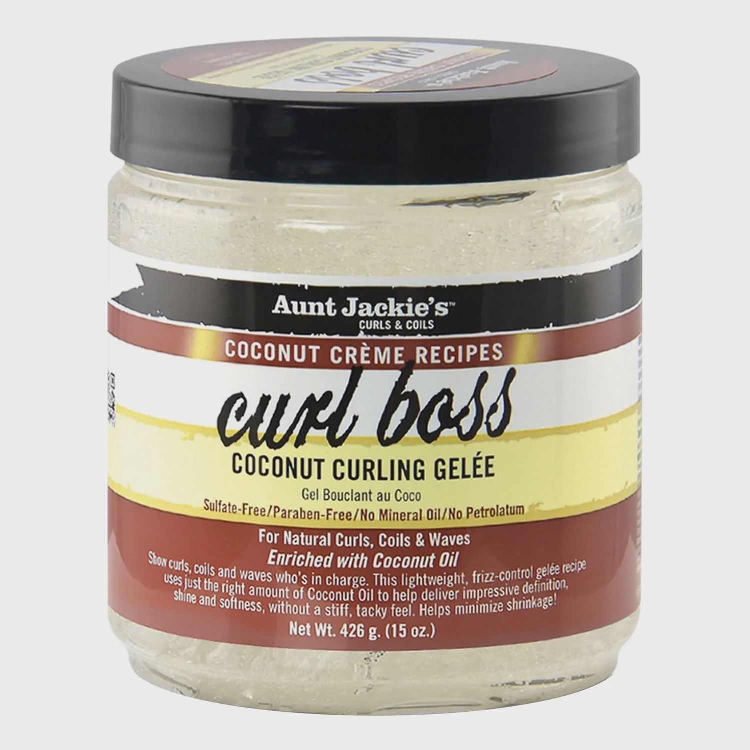 AUNT JACKIE&#39;S Curl Boss Coconut Curling Gelee (15oz)