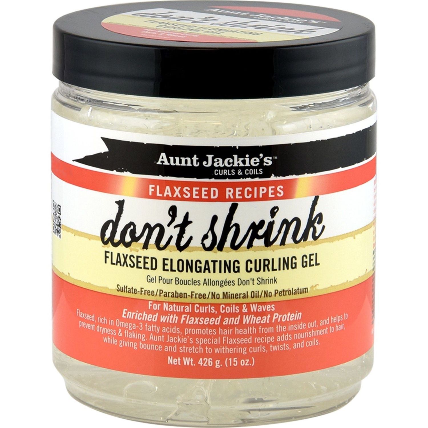 Aunt Jackie&#39;s Curl Don&#39;t Shrink Flaxseed Elongating Curl Gel (15oz)