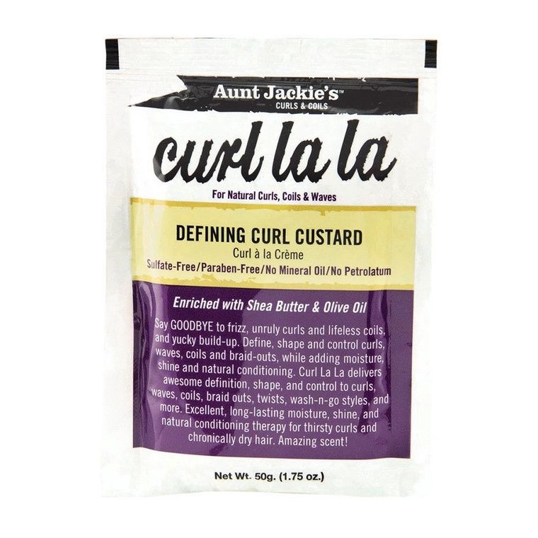 Aunt Jackie&#39;s Curl La La Defining Curl Custard Packet (1.75oz)