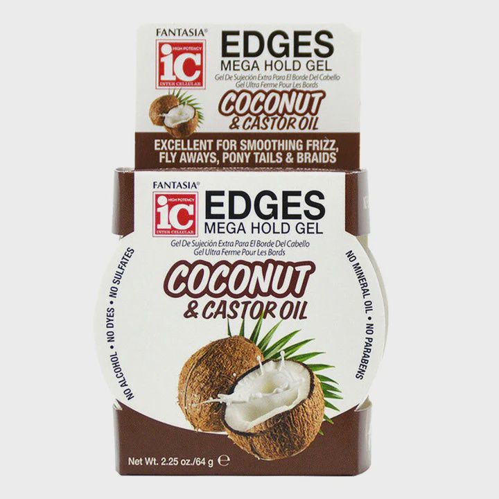 Fantasia IC Coconut and Caster Oil Edge Gel-Maga Hold (2.25oz)