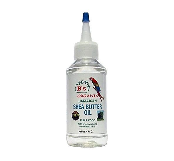 B&#39;s Organic Jamaican Shea Butter Oil 4 Oz