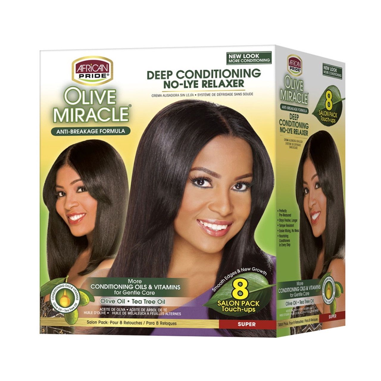 African Pride olive miracle Deep conditioning No-lye Relaxer