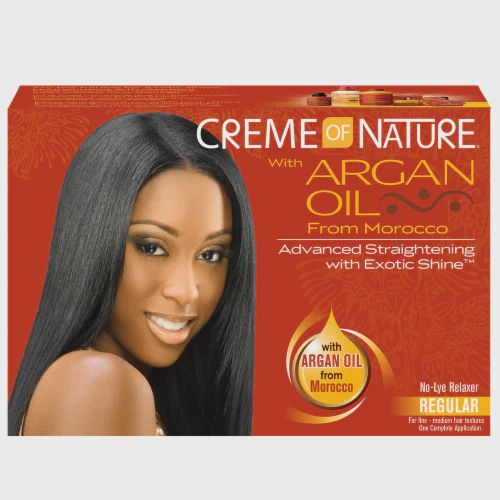 CrÃ¨me of Nature Argan Oil Relaxer Kit-Regular